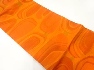 抽象模様織出し名古屋帯